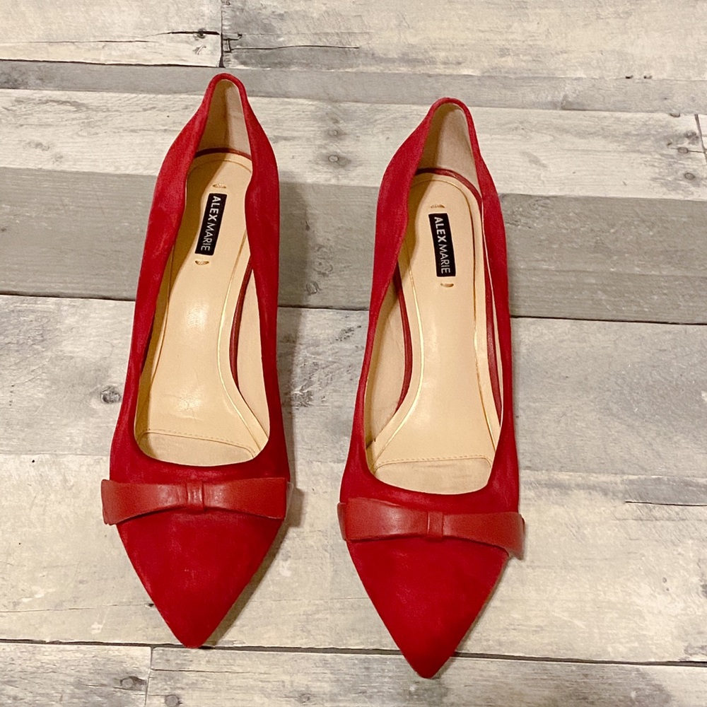 Alex Marie Red Small Heels